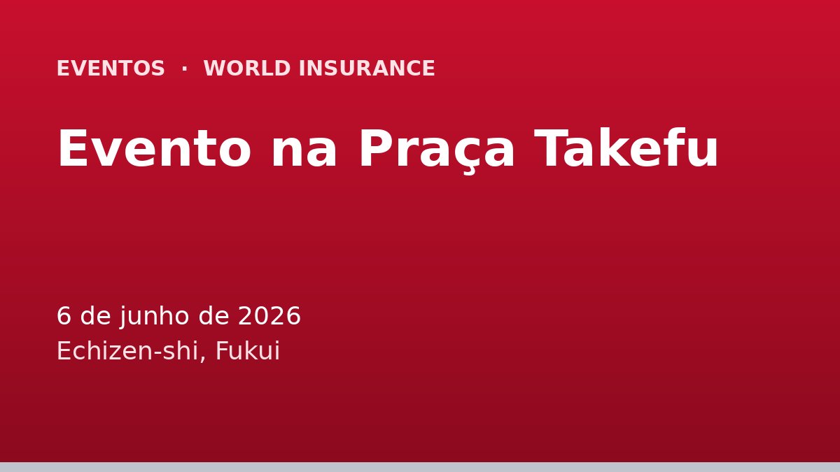 Evento na Praça Takefu